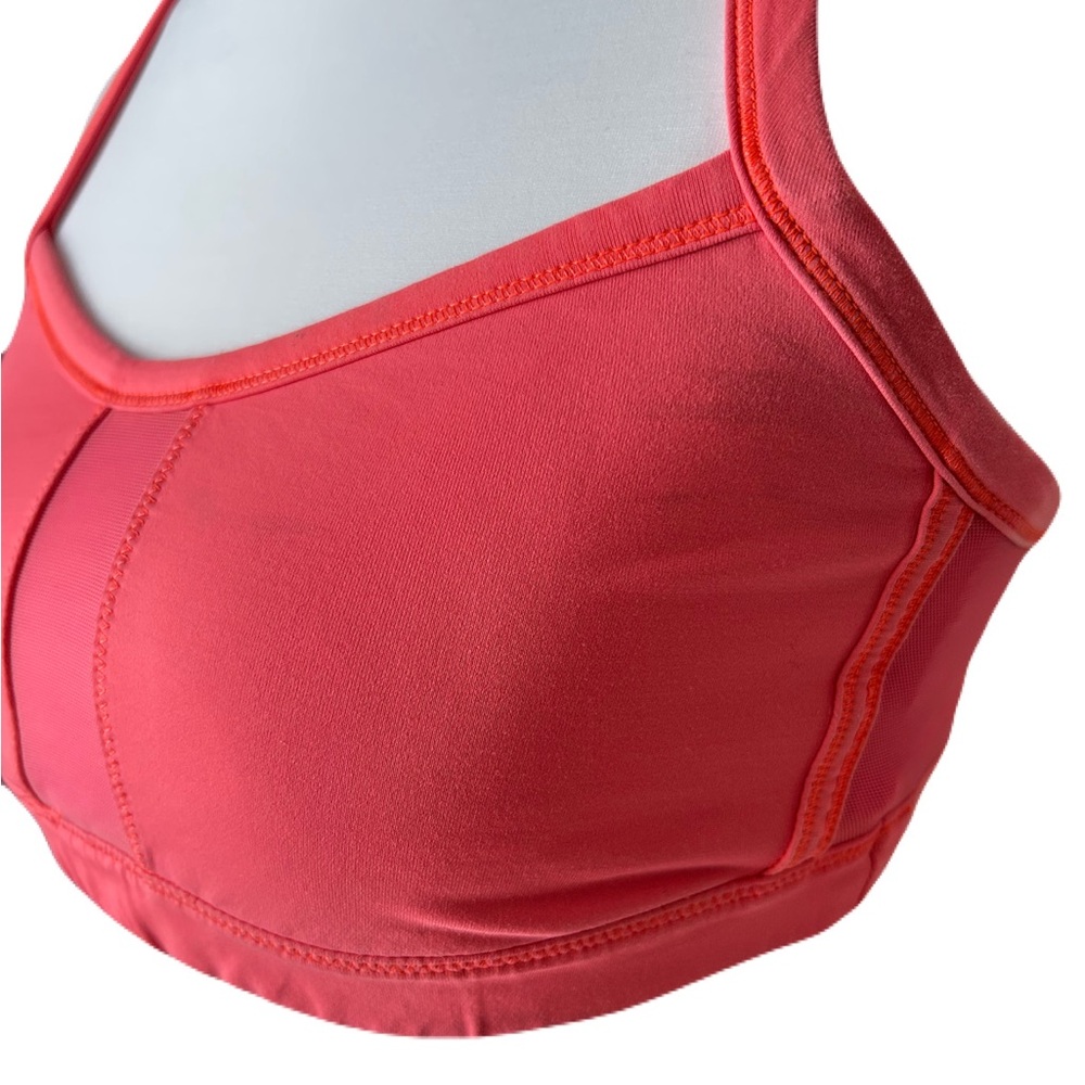 Lululemon Coral Neon Orange Sports Bra SZ 2 - Picture 2 of 5